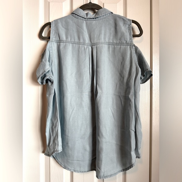 Torrid, size 00, western style jean top - Picture 4 of 5